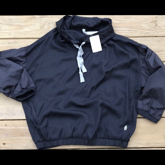 Free People windbreaker pullover sweater - Picture 4 of 8